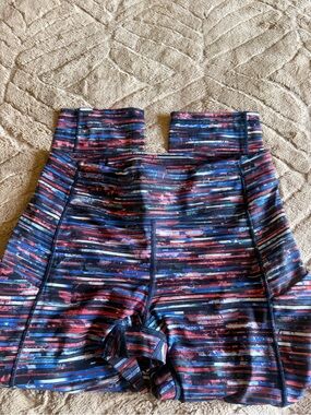 Lululemon Multicolor Striped High Waisted leggings